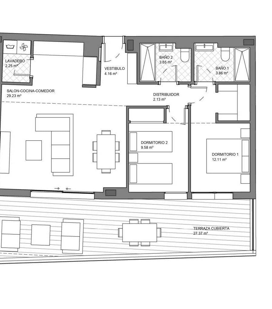 Apartamento de 2 dormitorios en Fuengirola — imagen 13