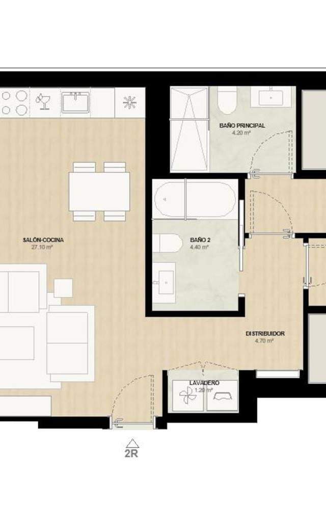 Apartamento de 2 dormitorios en Gava — imagen 3