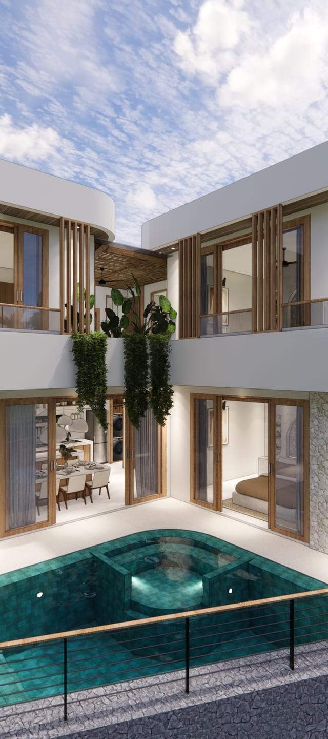 Proyecto de Villas Frente al Río en Umalas: Una Fusión de Elegancia Mediterránea y Tropical