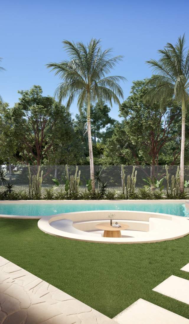 Villa mediterránea de 2 habitaciones en plena selva con doble piscina privada. — imagen 5