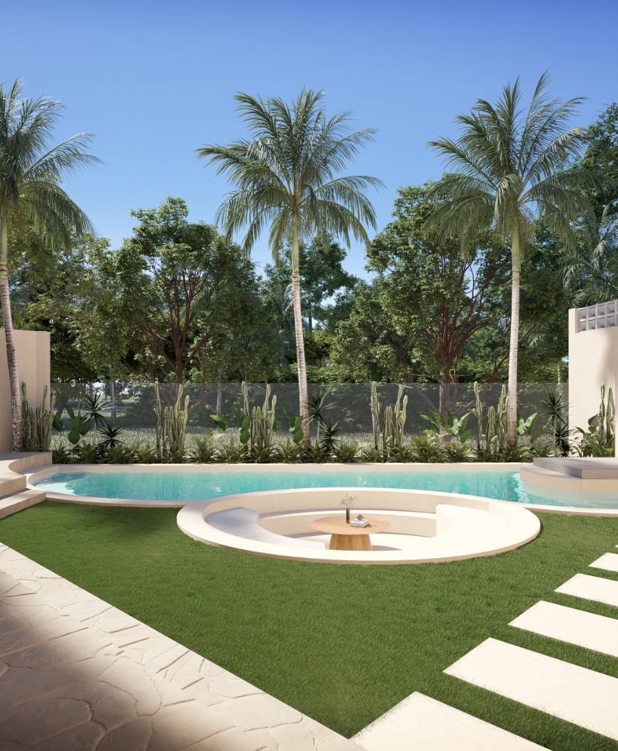 Villa mediterránea de 2 habitaciones en plena selva con doble piscina privada. — imagen 5