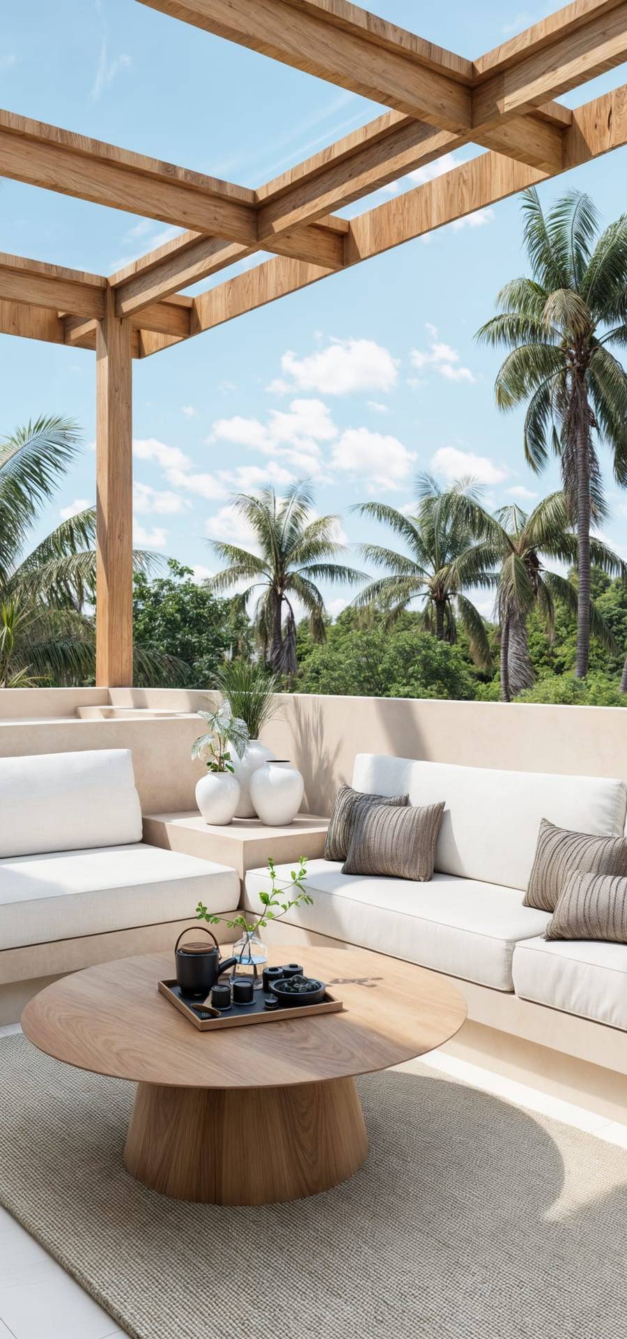 Villa Mediterránea de Selva de 3 Dormitorios con Doble Piscina Privada — imagen 7
