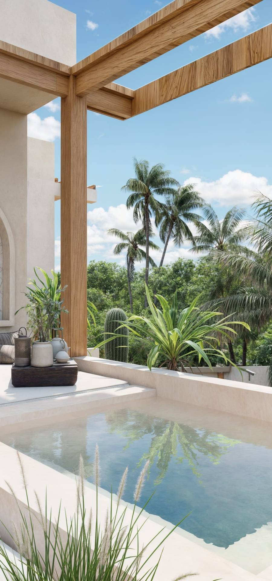 Villa Mediterránea de Selva de 3 Dormitorios con Doble Piscina Privada — imagen 8