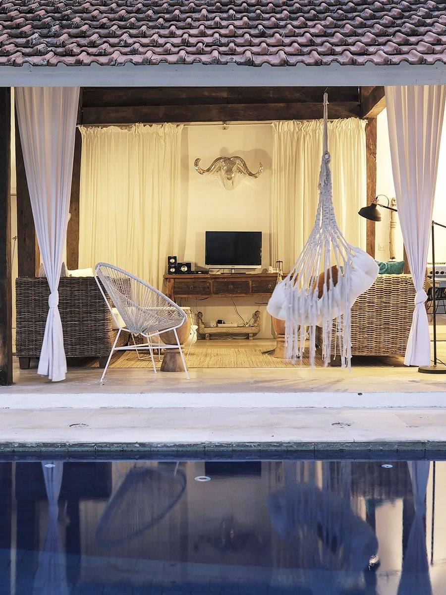 Refugio Tranquilo a Orillas del Río: Tres Villas en el Corazón de Canggu — imagen 1